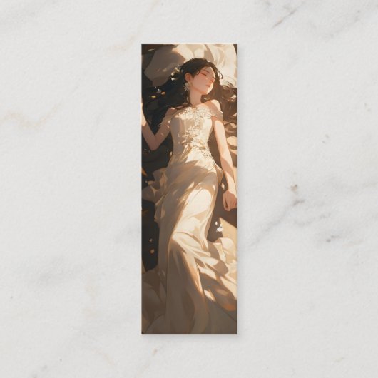 Mooie slapende bruid anime mini visitekaartje (Voorkant)