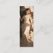 Mooie slapende bruid anime mini visitekaartje (Achterkant)