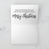 Mooie slapende engel feestdagen kaart (Binnen)