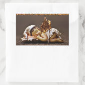 Mooie slapende engel Sticker (Tas)