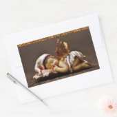 Mooie slapende engel Sticker (Envelop)