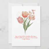 Mooie, slapende vos Gold Glitter, eerste verjaarda Kaart (Achterkant)