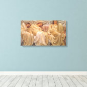 Mooie slapende vrouwen (dromers) ( kunst) canvas afdruk (Insitu (Houten vloer))