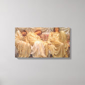 Mooie slapende vrouwen (dromers) ( kunst) canvas afdruk (Voorkant)