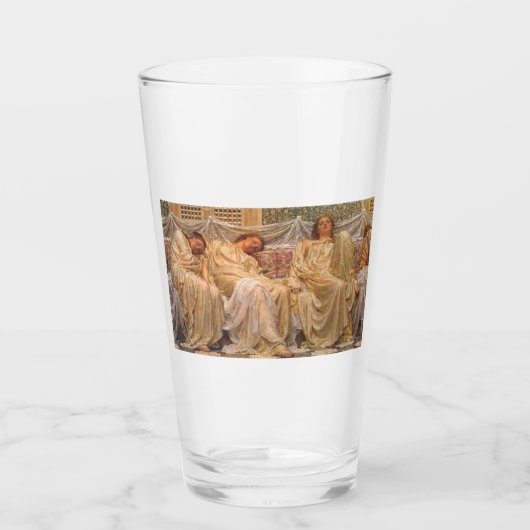 Mooie slapende vrouwen (dromers) ( kunst) glas (Voorkant)