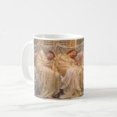 Mooie slapende vrouwen (dromers) ( kunst) koffiemok (Voorkant links)