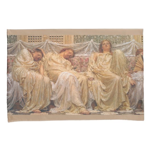 Mooie slapende vrouwen (dromers) ( kunst) kussensloop (Voorkant-Rechts)