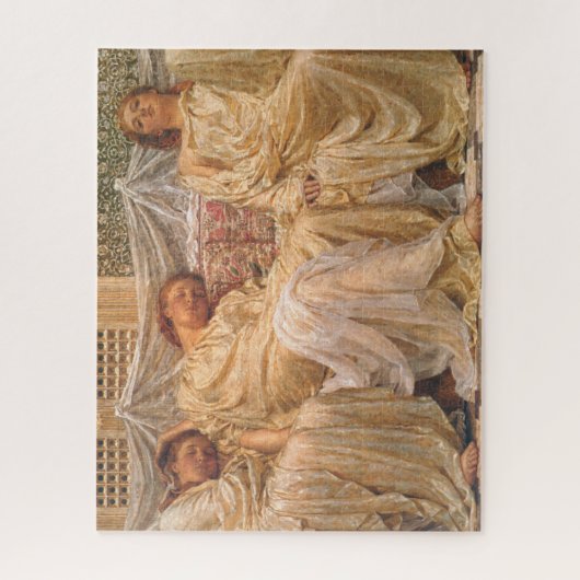 Mooie slapende vrouwen (dromers) ( kunst) legpuzzel (Verticaal)