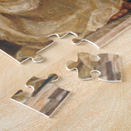 Mooie slapende vrouwen (dromers) ( kunst) legpuzzel (Zijkant)