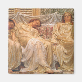 Mooie slapende vrouwen (dromers) ( kunst) magneet