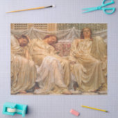 Mooie slapende vrouwen (dromers) ( kunst) tissuepapier (Craft)