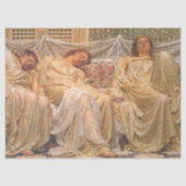 Mooie slapende vrouwen (dromers) ( kunst) tissuepapier (Voorkant)