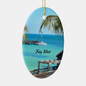 Mooie Sleutel Westen Keramisch Ornament (Rechts)