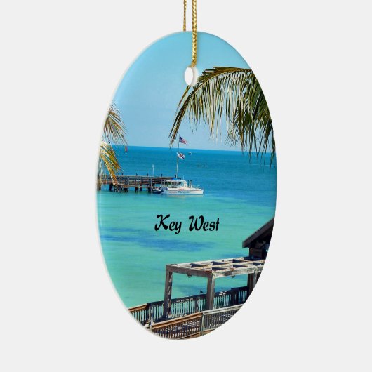 Mooie Sleutel Westen Keramisch Ornament (Rechts)