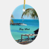 Mooie Sleutel Westen Keramisch Ornament (Voorkant)