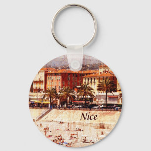 Mooie sleutelhanger op het strand van Provence