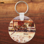 Mooie sleutelhanger op het strand van Provence (Voorkant)