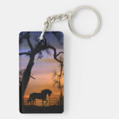 Mooie Sleutelhanger voor whimsical Horse (achterkant)