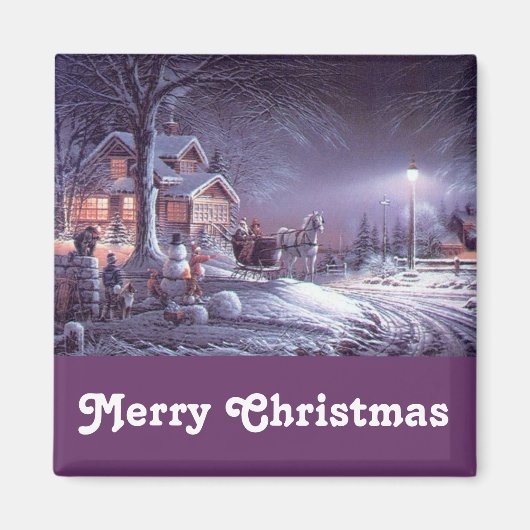 Mooie smakelijke kerstmagneet. magneet (Voorkant)