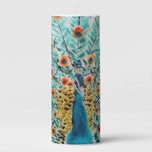 Mooie Smaragdgroene,Turquoise Pauw Initialen