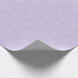 Mooie Smileys Tand Inpakpapier - Lavendel 