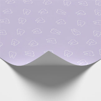 Mooie Smileys Tand Inpakpapier - Lavendel 