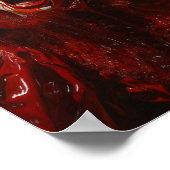 Mooie Snarling 17e Eeuw gravin van Bathor Poster (Hoek)