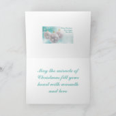 Mooie Sneeuw Kerstmis Feestdagen Kaart (Binnen)