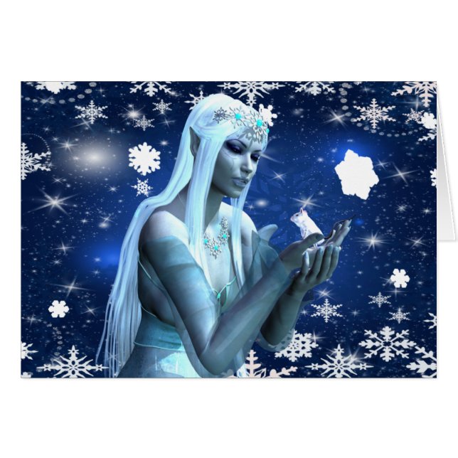 Mooie sneeuwkoningin (Voorkant Horizontaal)
