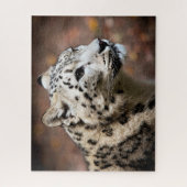 Mooie sneeuwluipaard, puzzel legpuzzel (Verticaal)