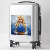 Mooie Sneeuwmaagd Sticker (Koffer)