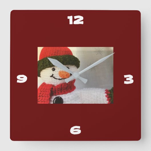 **MOOIE SNEEUWMAN** KLOK (Voorkant)