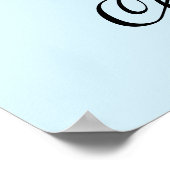 mooie sneeuwpopening smakelijk kerstfeest poster (Hoek)