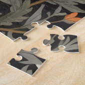 Mooie Sneeuwuil geïnspireerd door William Morris Legpuzzel (Zijkant)
