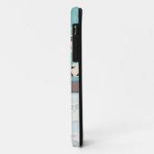 mooie sneeuwwitte uilenpatroon Case-Mate iPhone case (Achterkant/links)