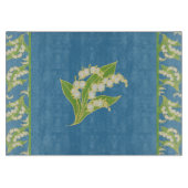 Mooie Snijplank: Lelies van de Vallei, Blauw Snijplank (Voorkant)