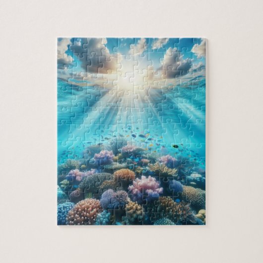 Mooie snorkelrif legpuzzel (Verticaal)