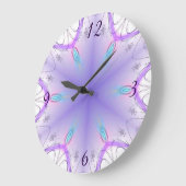 Mooie Snowflakes Clock Grote Klok (Hoek)