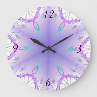 Mooie Snowflakes Clock Grote Klok