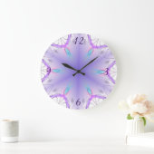 Mooie Snowflakes Clock Grote Klok (Huis)