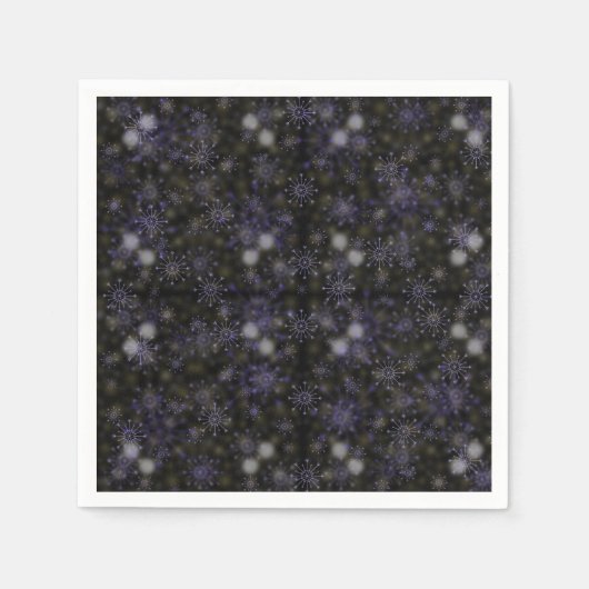 Mooie Snowflakes servetten, vakantie servetten (Voorkant)