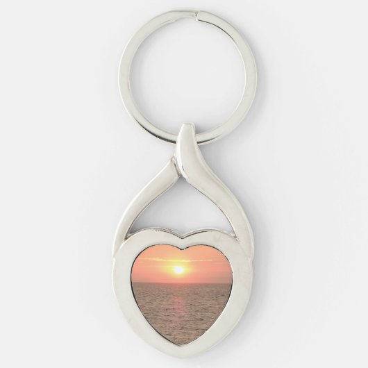 Mooie soberhartketting sleutelhanger (Voorkant)