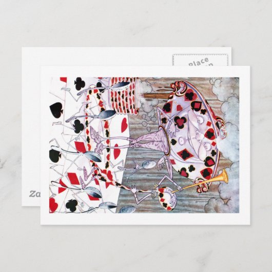 Mooie soep van Alice in Wonderland Briefkaart (Voorkant / Achterkant)