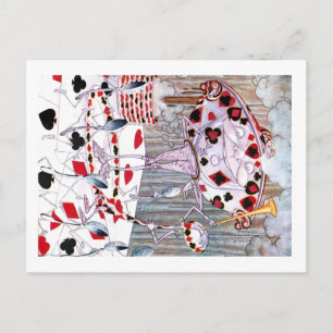 Mooie soep van Alice in Wonderland Briefkaart