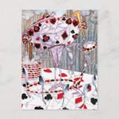 Mooie soep van Alice in Wonderland Briefkaart (Voorkant)