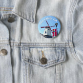 Mooie Solvang-Button! Ronde Button 5,7 Cm (In situ)