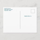 Mooie Sorrel Horse Portret bruiloft Aankondigingskaart (Achterkant)