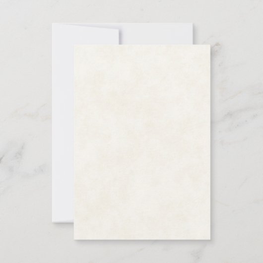 Mooie Sorrel Horse Portret bruiloft RSVP Kaartje (Achterkant)