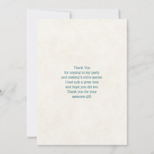 Mooie Sorrel Horse Portret Dank u Bedankkaart (Achterkant)