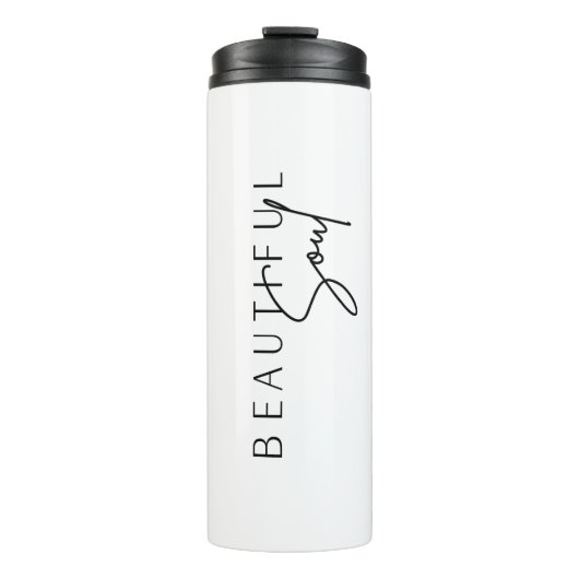 Mooie Soul Custom Personalize Tumbler Mokken Thermosbeker (Voorkant)